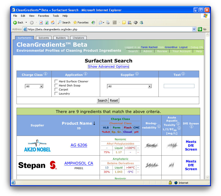 CleanGredients Screenshot
